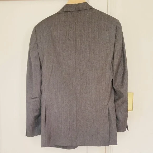 JOS A BANK SIGNATURE🐟 Herringbone Wool Jacket Blazer Suit Top Sport Coat 37~38R